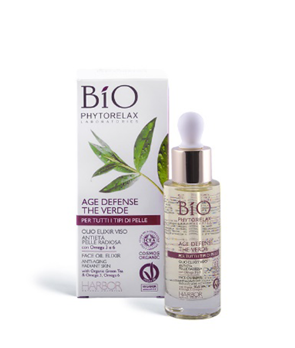Face Oil Elixir Anti Aging Radiant Skin With Organic Green Tea & Omega 3 & Omega 6